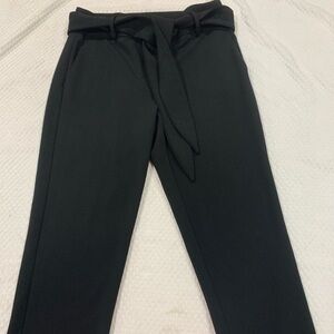 DKNY Women’s Black Trousers Bow Detail Size 8 – Excellent Pre-Owned